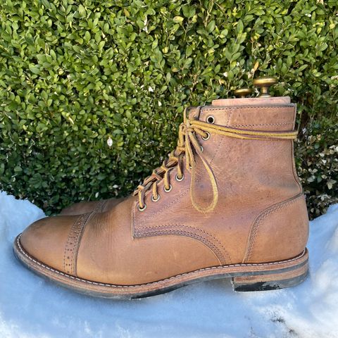 Oak Street Bootmakers Trench Boot in Horween Natural Chromexcel