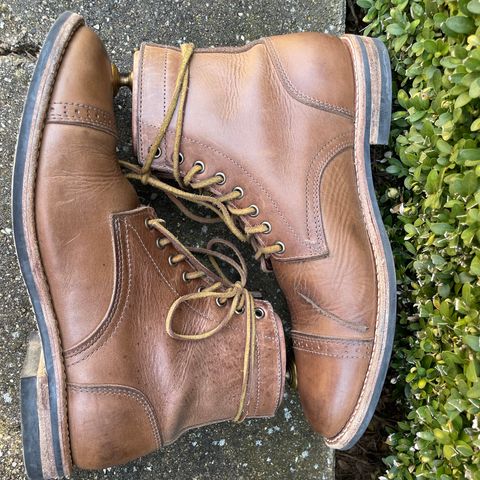 Oak Street Bootmakers Trench Boot in Horween Natural Chromexcel
