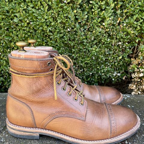 Oak Street Bootmakers Trench Boot in Horween Natural Chromexcel