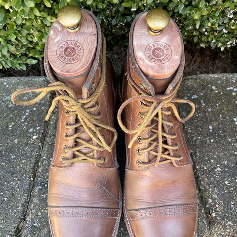 Oak Street Bootmakers Trench Boot in Horween Natural Chromexcel