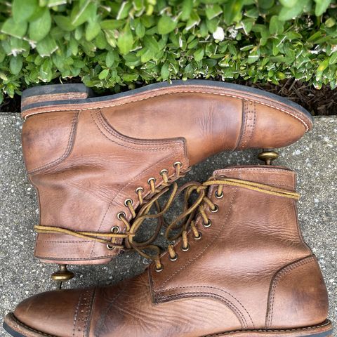 Oak Street Bootmakers Trench Boot in Horween Natural Chromexcel