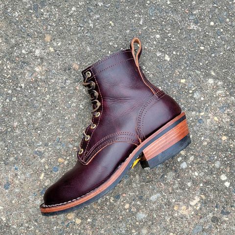 Nicks Robert in Wickett & Craig Burgundy Double Stuffed