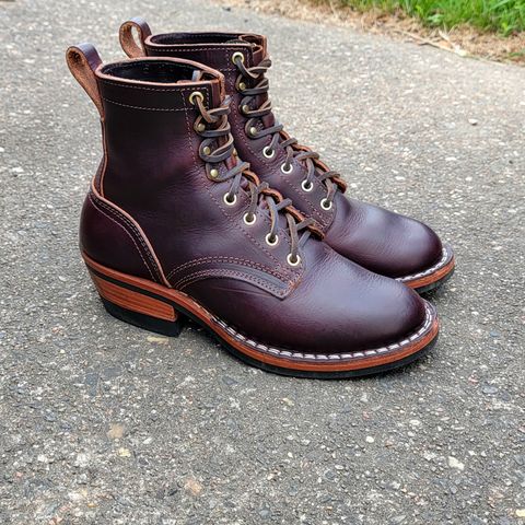 Nicks Robert in Wickett & Craig Burgundy Double Stuffed