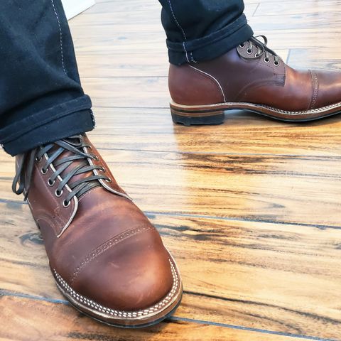 Viberg Service Boot PCT in Horween Saddle Tan Chromepak