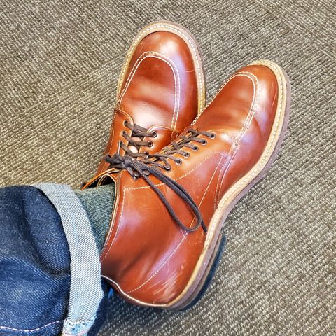 View photo of Alden Indy Boot in Burnished Tan Calfskin