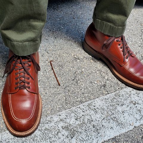 Search result thumbnail of Alden Indy Boot in Burnished Tan Calfskin