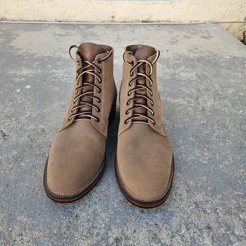 Viberg Boondocker in Horween Marine Field Roughout
