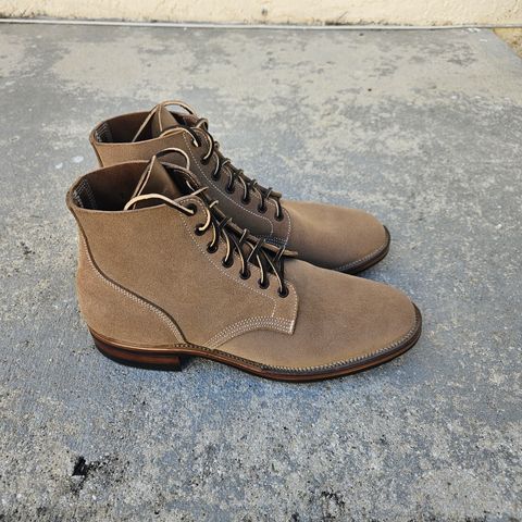Viberg Boondocker in Horween Marine Field Roughout