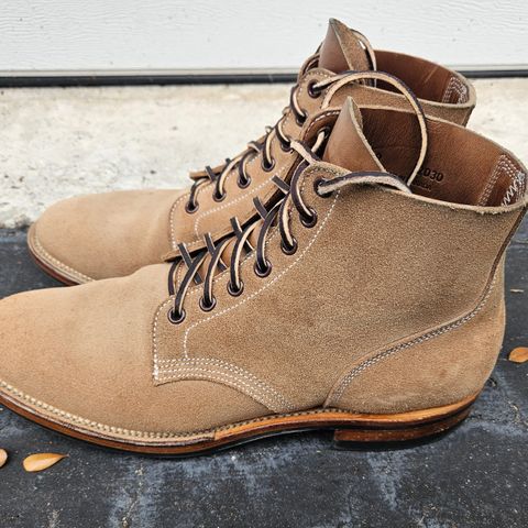 Viberg Boondocker in Horween Marine Field Roughout