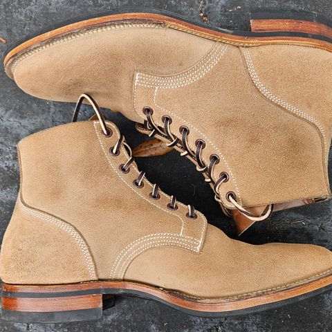 Viberg Boondocker in Horween Marine Field Roughout