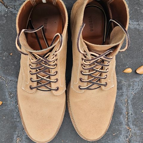Viberg Boondocker in Horween Marine Field Roughout