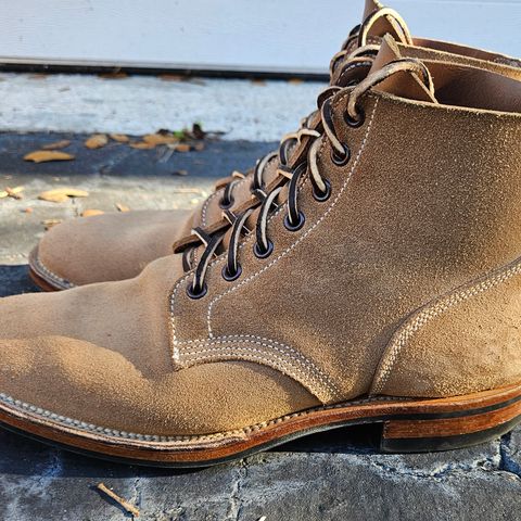 View photo of Viberg Boondocker in Horween Marine Field Roughout