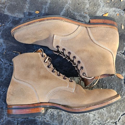 View photo of Viberg Boondocker in Horween Marine Field Roughout