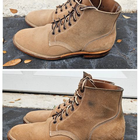 View photo of Viberg Boondocker in Horween Marine Field Roughout