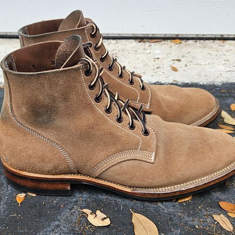 View photo of Viberg Boondocker in Horween Marine Field Roughout