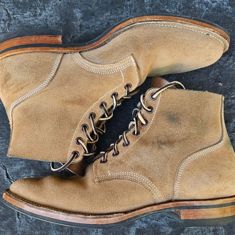 View photo of Viberg Boondocker in Horween Marine Field Roughout