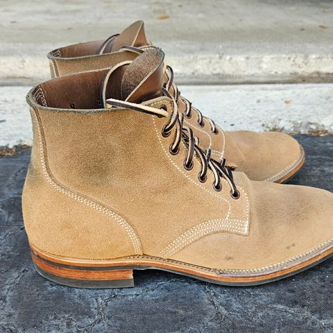 View photo of Viberg Boondocker in Horween Marine Field Roughout