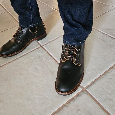 Red Wing Beckman Flatbox in S.B. Foot Black Klondike
