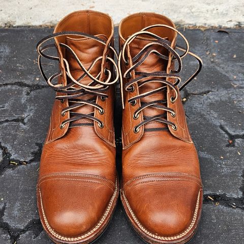 Viberg Service Boot in Horween Toasted Coconut Dublin