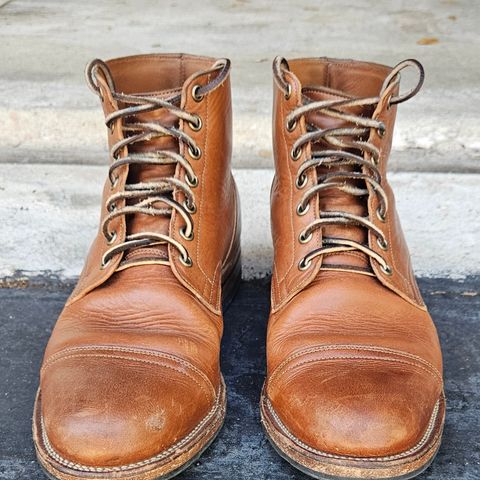 Viberg Service Boot in Horween Toasted Coconut Dublin