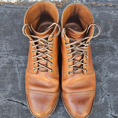 Viberg Service Boot in Horween Toasted Coconut Dublin