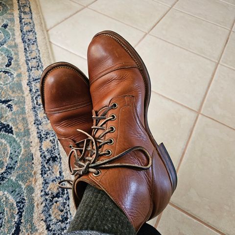 Viberg Service Boot in Horween Toasted Coconut Dublin