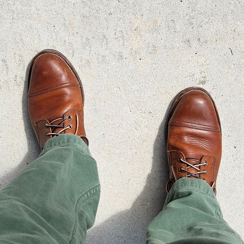 Viberg Service Boot in Horween Toasted Coconut Dublin