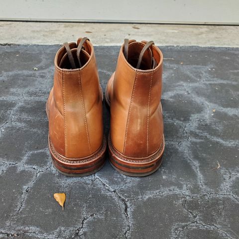 Grant Stone Edward Boot in Horween Honey Glazed Shell Cordovan