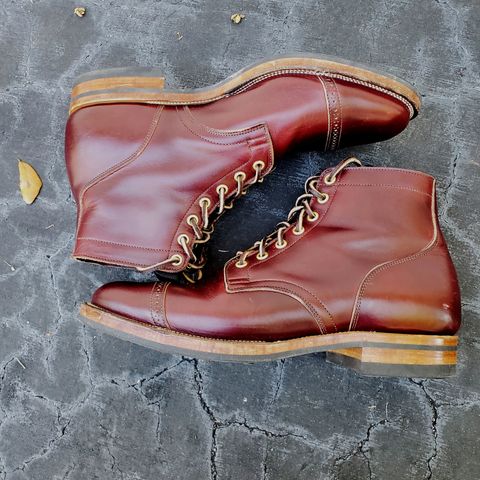 View photo of Viberg Service Boot BCT in Horween Color 8 Chromexcel