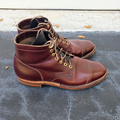 View photo of Viberg Service Boot BCT in Horween Color 8 Chromexcel