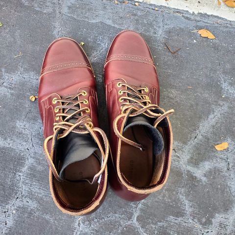 View photo of Viberg Service Boot BCT in Horween Color 8 Chromexcel