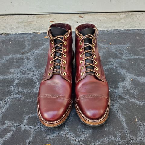 View photo of Viberg Service Boot BCT in Horween Color 8 Chromexcel