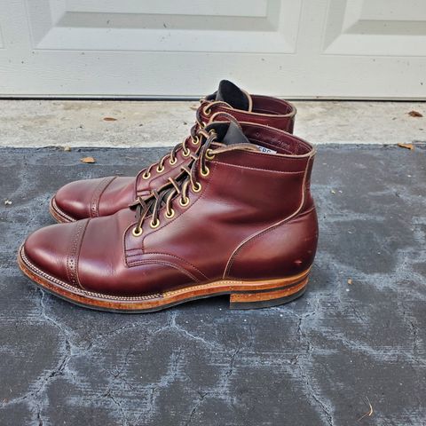 View photo of Viberg Service Boot BCT in Horween Color 8 Chromexcel