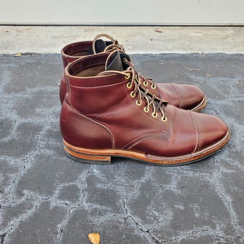 View photo of Viberg Service Boot BCT in Horween Color 8 Chromexcel