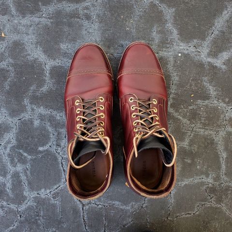 View photo of Viberg Service Boot BCT in Horween Color 8 Chromexcel