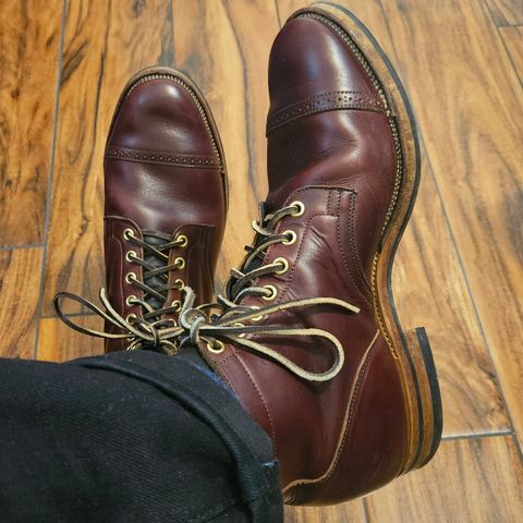 View photo of Viberg Service Boot BCT in Horween Color 8 Chromexcel