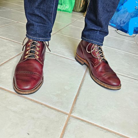 View photo of Viberg Service Boot BCT in Horween Color 8 Chromexcel