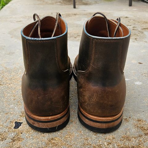 View photo of Viberg Service Boot BCT in Horween Golden Brown Predator