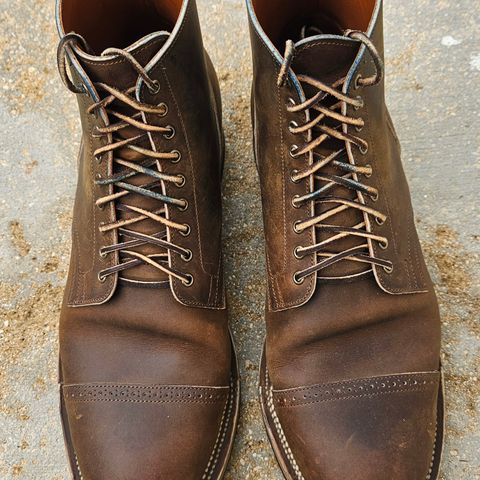 View photo of Viberg Service Boot BCT in Horween Golden Brown Predator