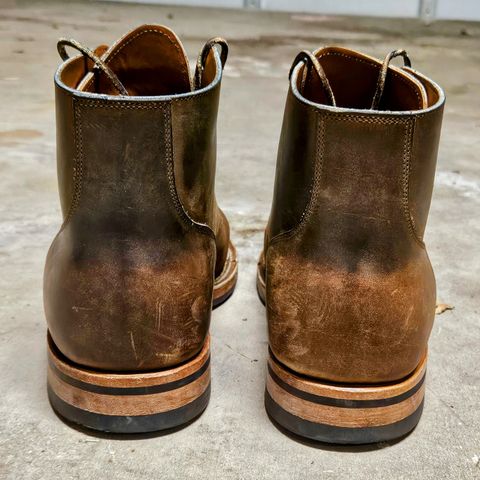 View photo of Viberg Service Boot BCT in Horween Golden Brown Predator