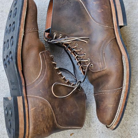 Search result thumbnail of Viberg Service Boot BCT in Horween Golden Brown Predator