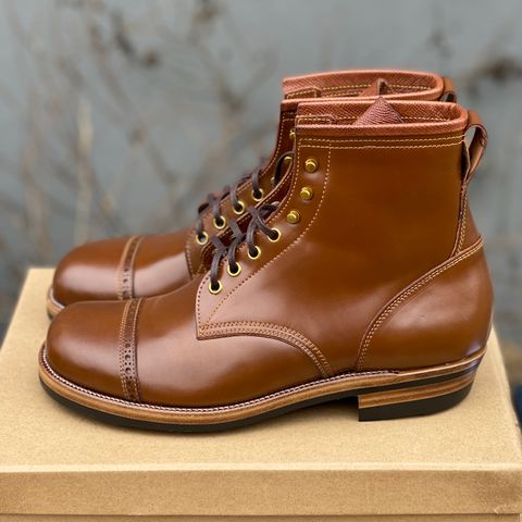 Iron Boots 5515 in Maryam Brown Shell Cordovan