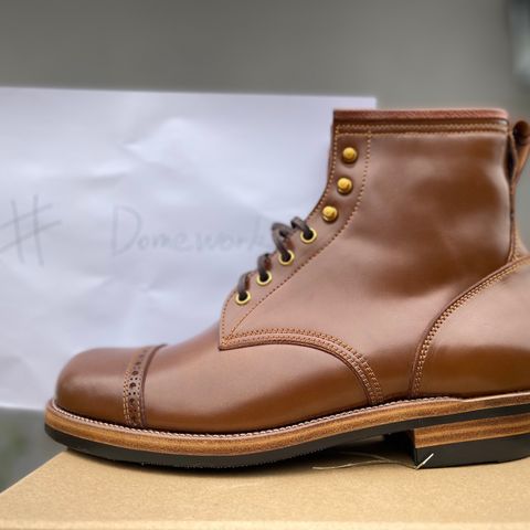 Iron Boots 5515 in Maryam Brown Shell Cordovan