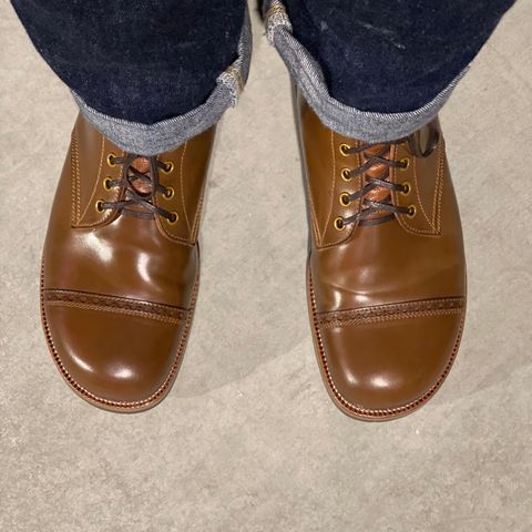 Iron Boots 5515 in Maryam Brown Shell Cordovan