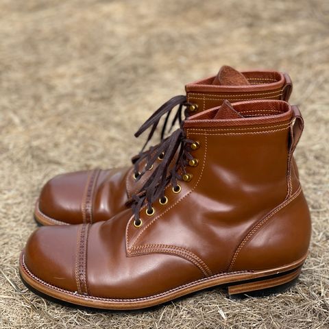Iron Boots 5515 in Maryam Brown Shell Cordovan