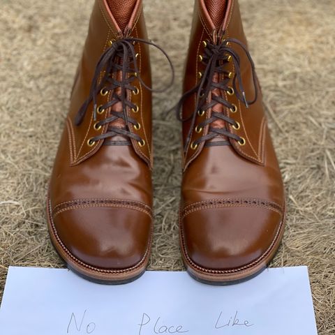 Iron Boots 5515 in Maryam Brown Shell Cordovan