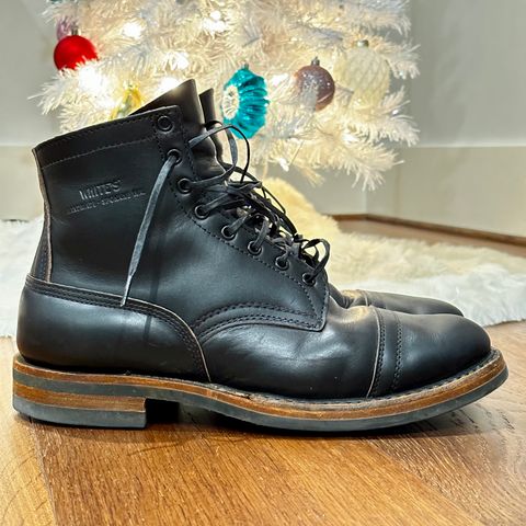 View photo of White's Bounty Hunter in Horween Black Chromexcel Horsehide