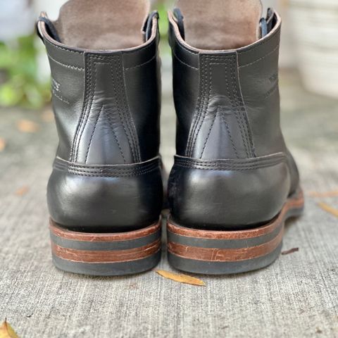 View photo of White's Bounty Hunter in Horween Black Chromexcel Horsehide