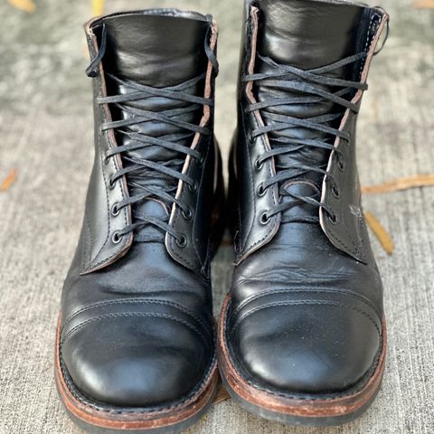 View photo of White's Bounty Hunter in Horween Black Chromexcel Horsehide