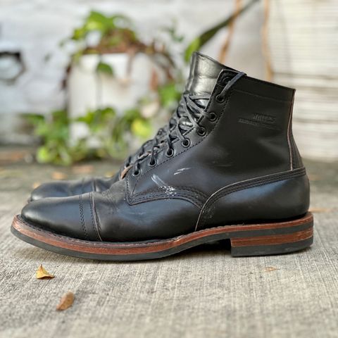 View photo of White's Bounty Hunter in Horween Black Chromexcel Horsehide